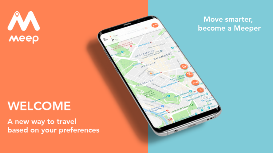 Meep - Personalized routes by FOSTERING MOBILITY SL.