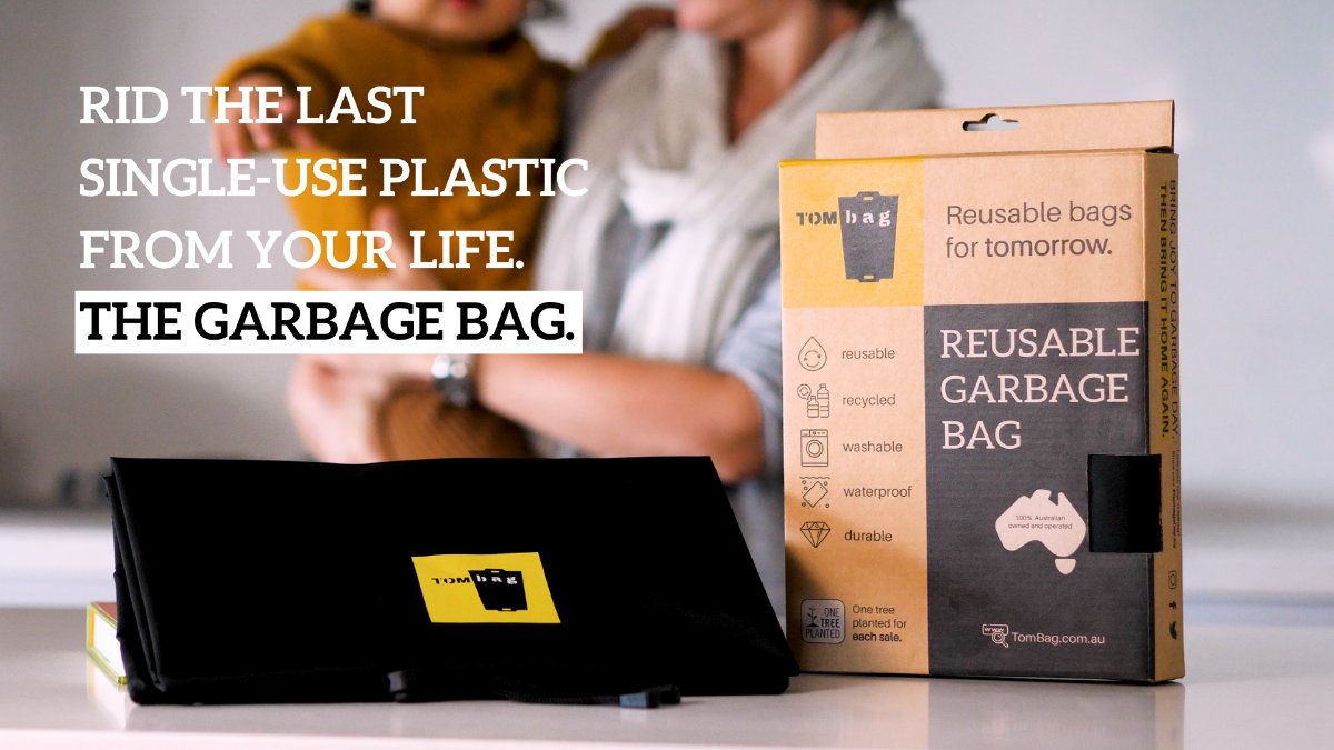 TOMbag World's First Reusable Garbage Bag Large
