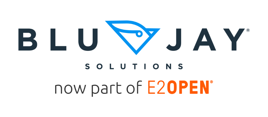 Logo BluJay Solutions, now part of E2open