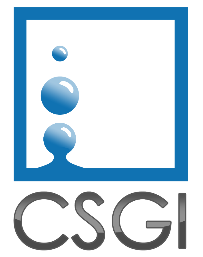 Logo CSGI (Consorzio Interuniversitario per lo sviluppo dei Sistemi a Grande Interfase Center for Colloid and Surface Science)