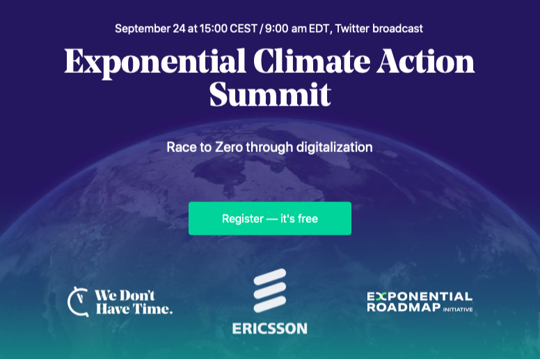 Sommet de l'action climatique exponentielle