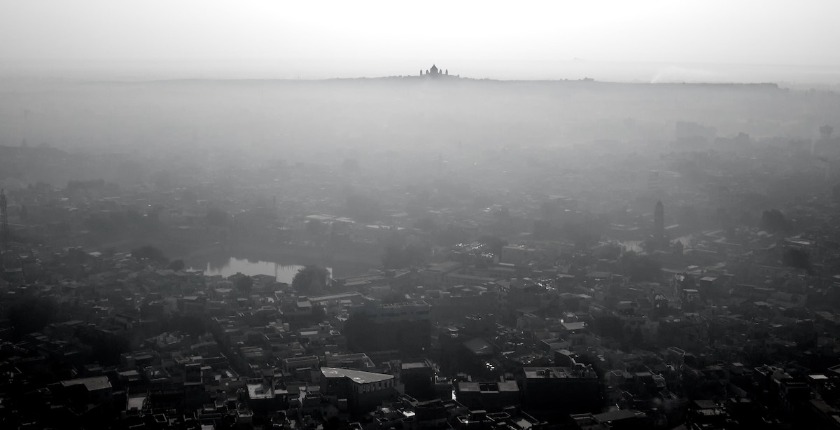 poluição do ar na índia