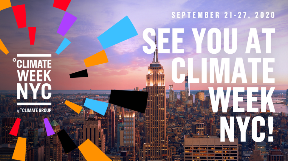 Climate Week NYC Transformed Into a Global Event Amid COVID19 Restrictions