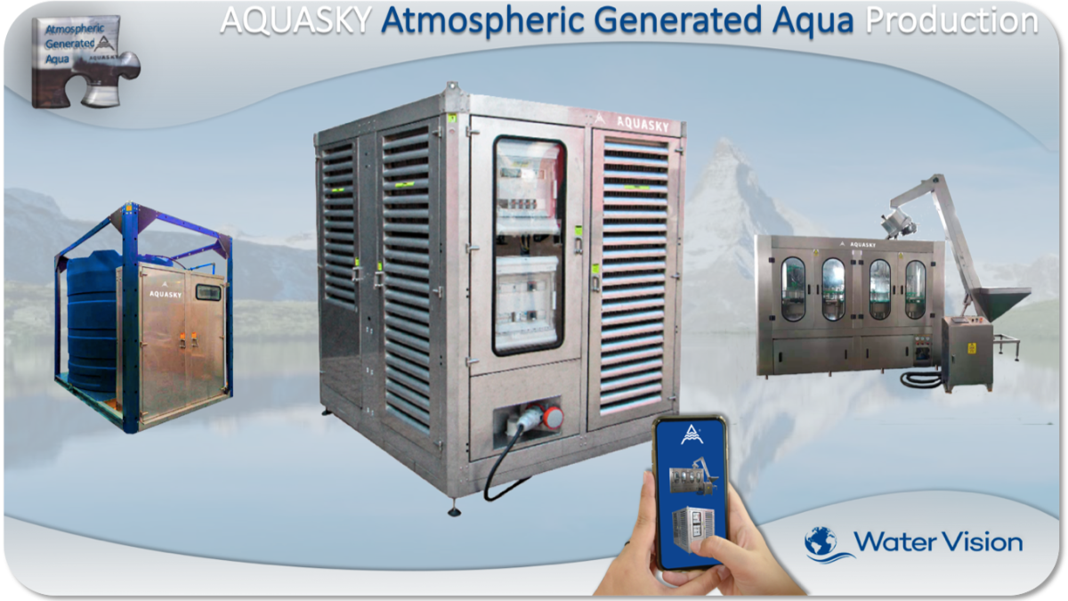 Offer AQUASKY Atmospheric Generated Aqua Production Plant