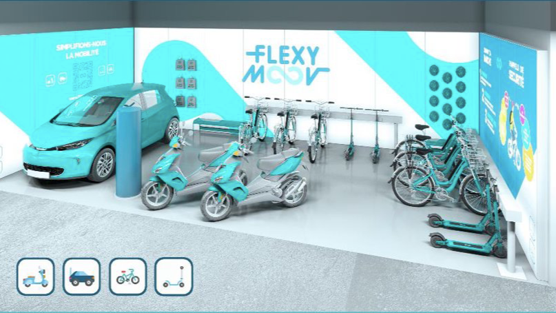 Offer Shared eco-mobility hubs