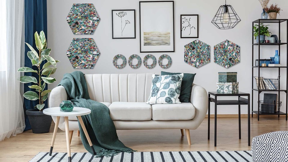 Offer Interior and Exterior Design based on recycled materials