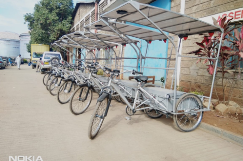 solar powered tricycle