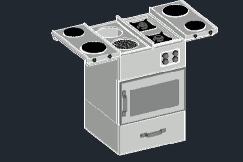 Gallery Juvin stainless stove  1