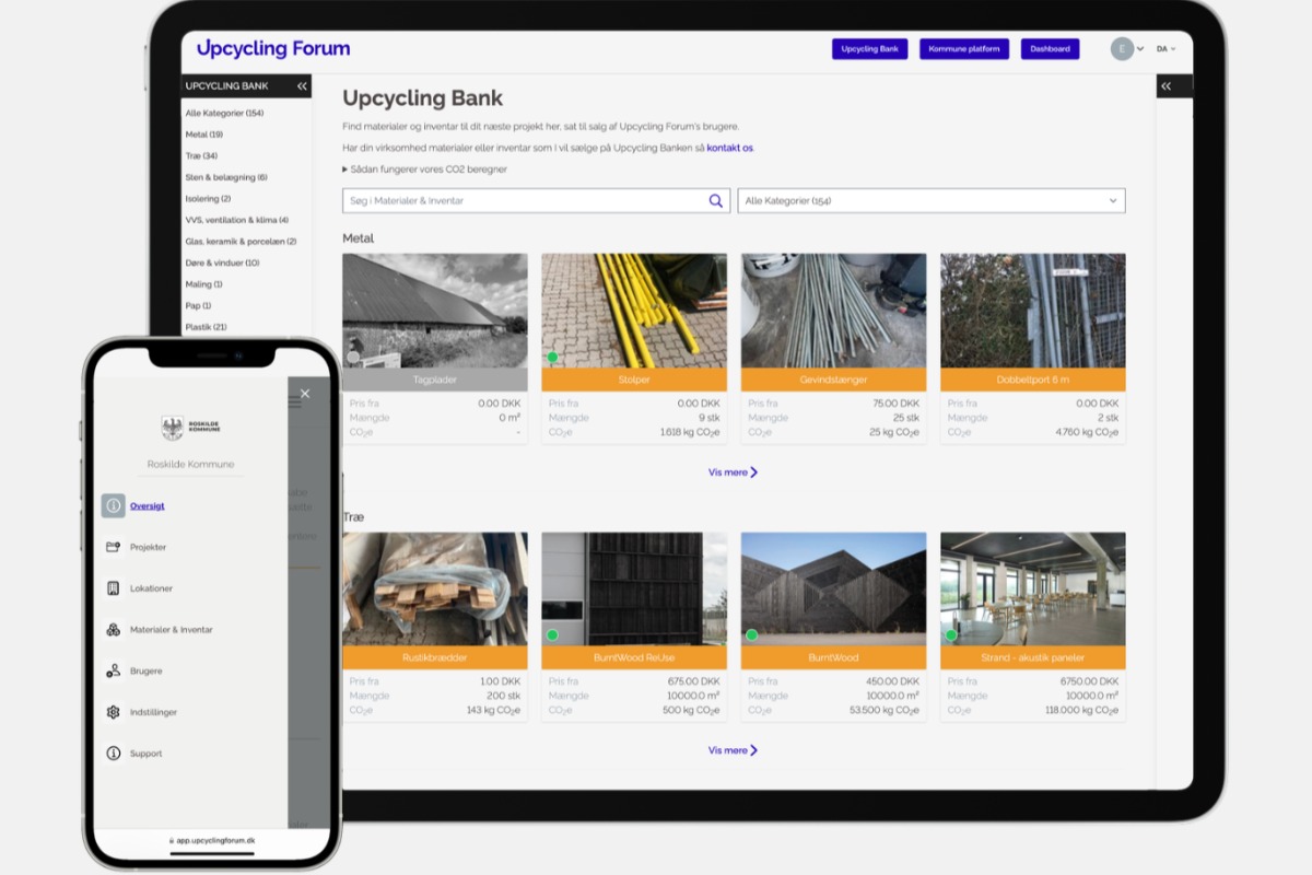 Gallery Material Mapping and Exchange Platform 1