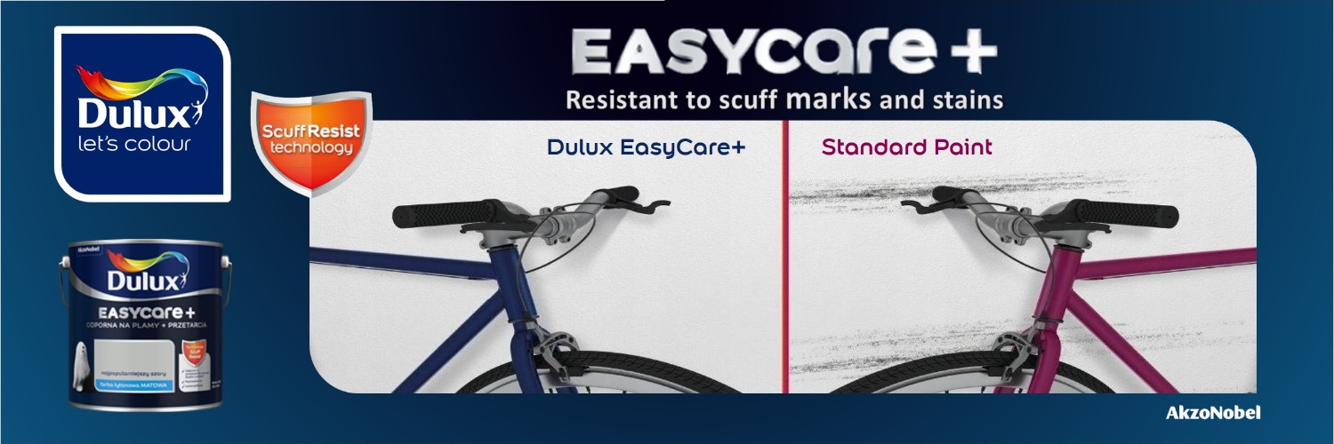 Gallery Dulux Easycare+  Scuff Resist Technology 1