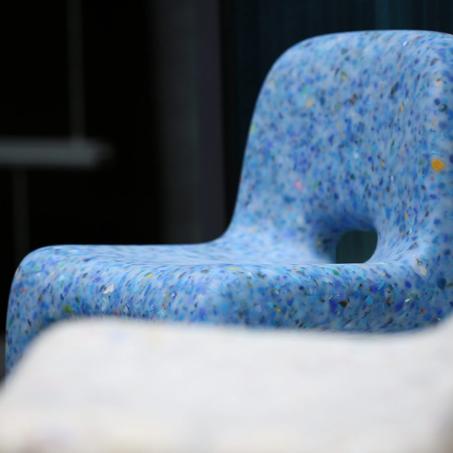ecoBirdy upcycles old and unused plastic toys into furniture