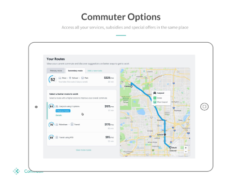Gallery Commuter Score and Commute Management Platform 3