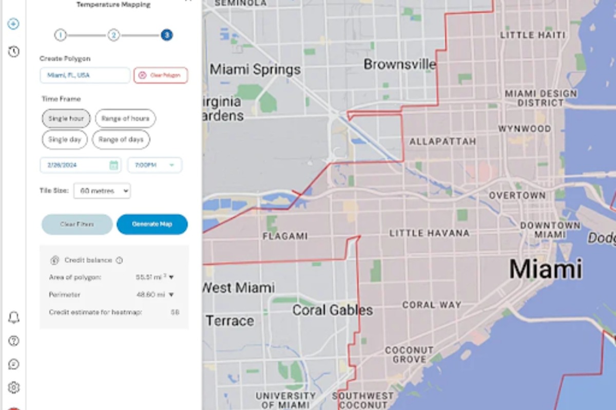 Urban Heat Temperature Dashboard