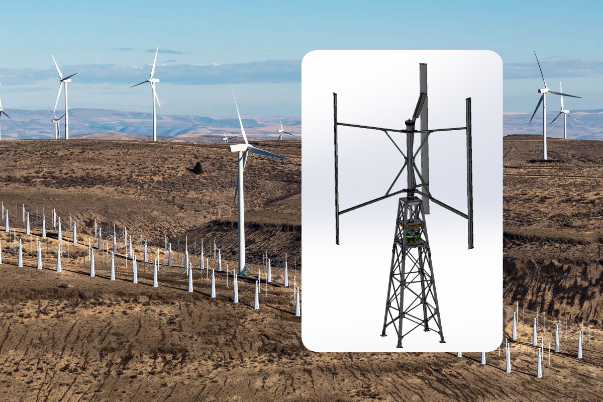 Wind Harvester Vertical Axis Wind Turbine