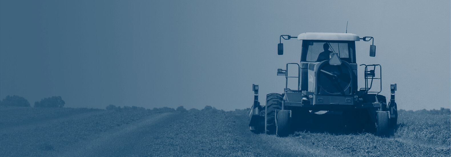 Tractor in a field